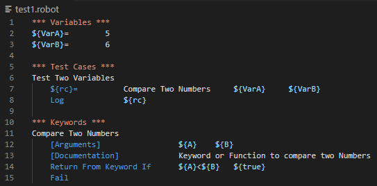 Robot Framework Screenshot